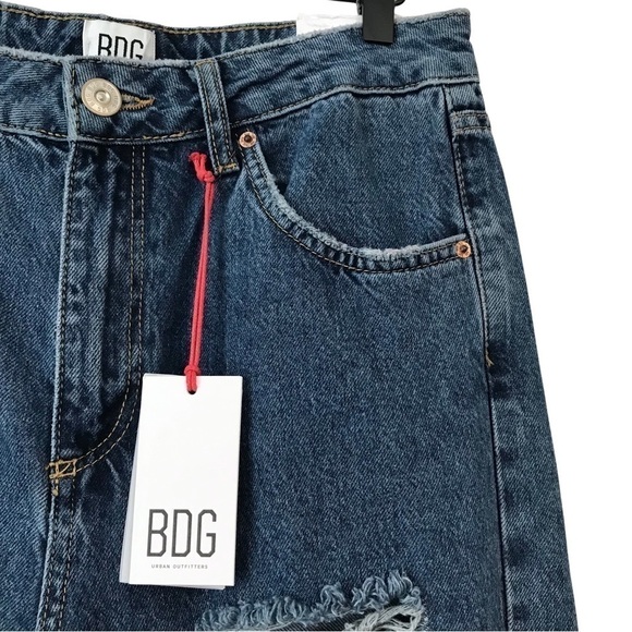 New! BDG Urban Outfitters Mom High Waisted Tapered Straight Leg Jeans - Picture 8 of 12